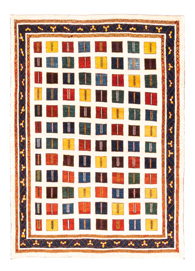 Gabbeh Teppich - Perser - 207 x 157 cm - mehrfarbig