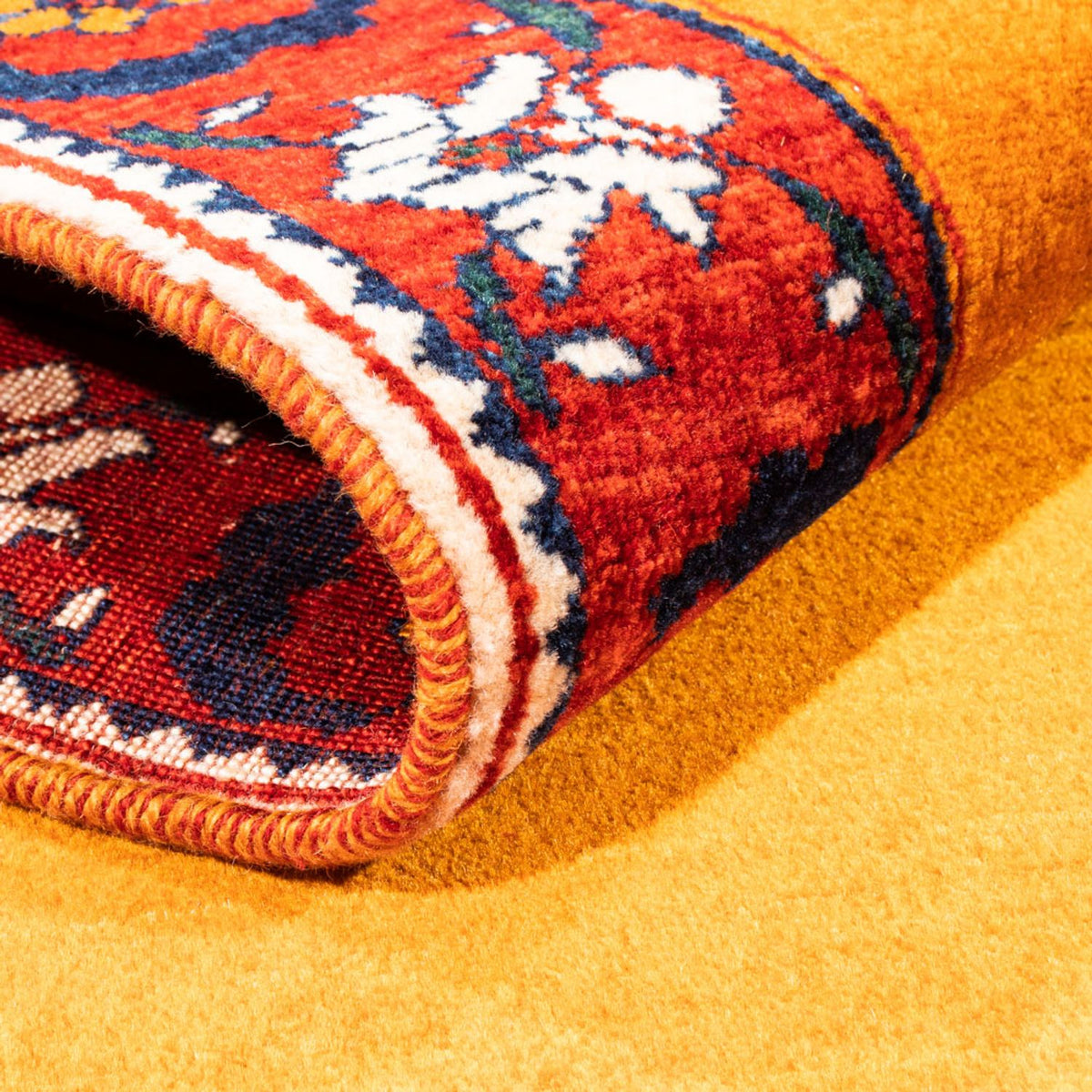 Gabbeh Teppich - Perser - 165 x 104 cm - gold