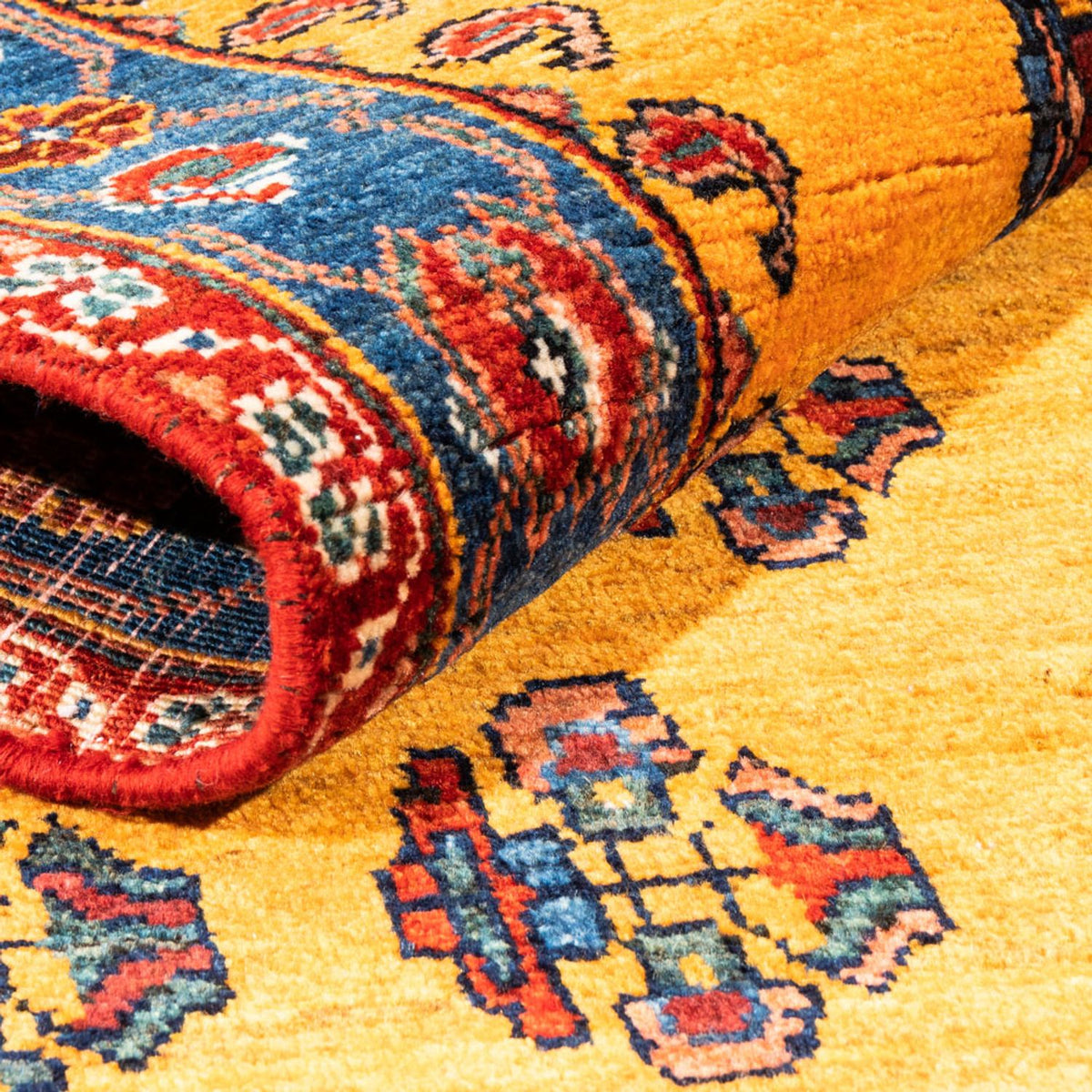 Gabbeh Teppich - Perser - 175 x 120 cm - gold