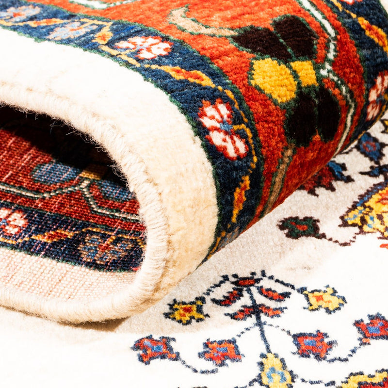 Gabbeh Teppich - Perser - 194 x 127 cm - creme