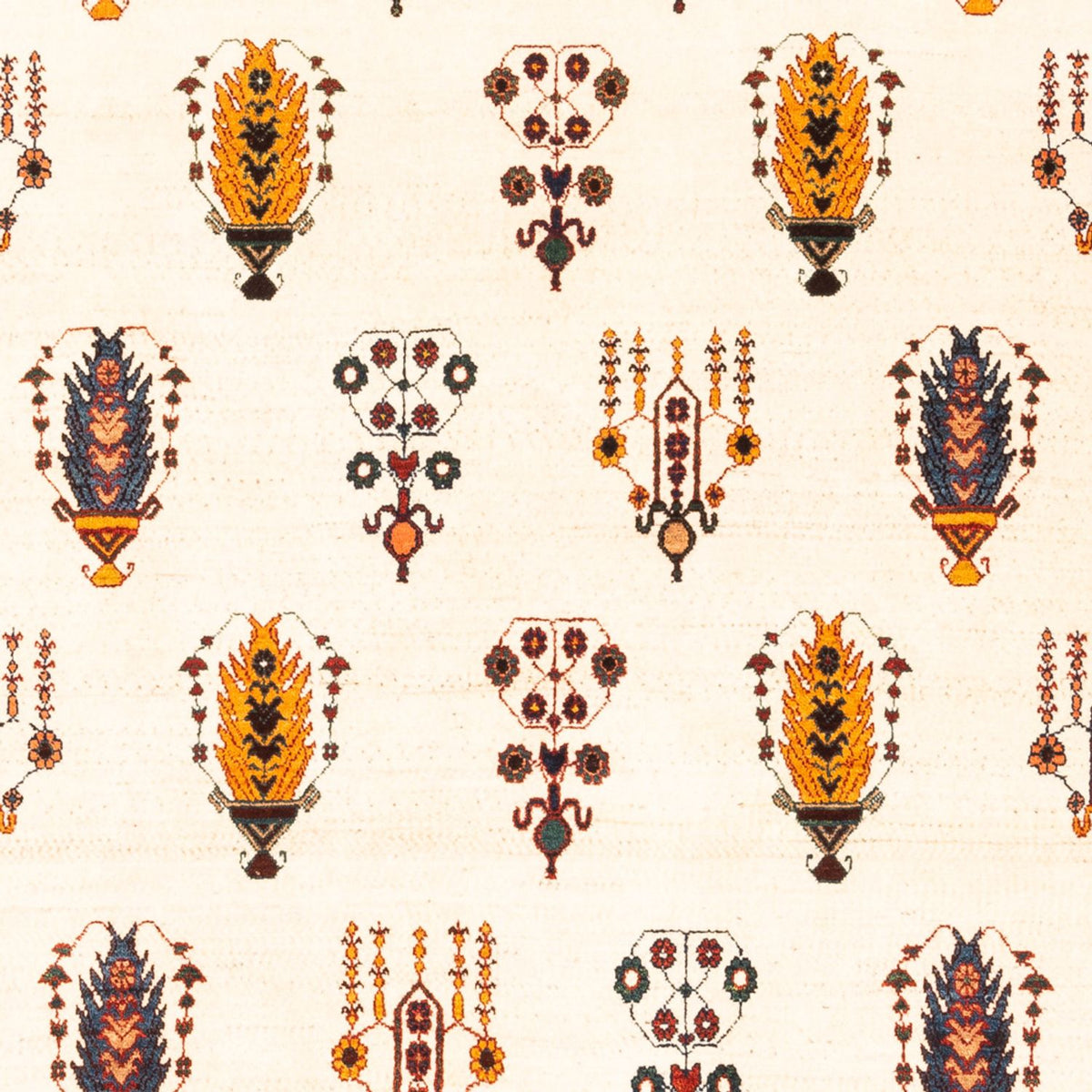 Gabbeh Teppich - Perser - 215 x 152 cm - creme