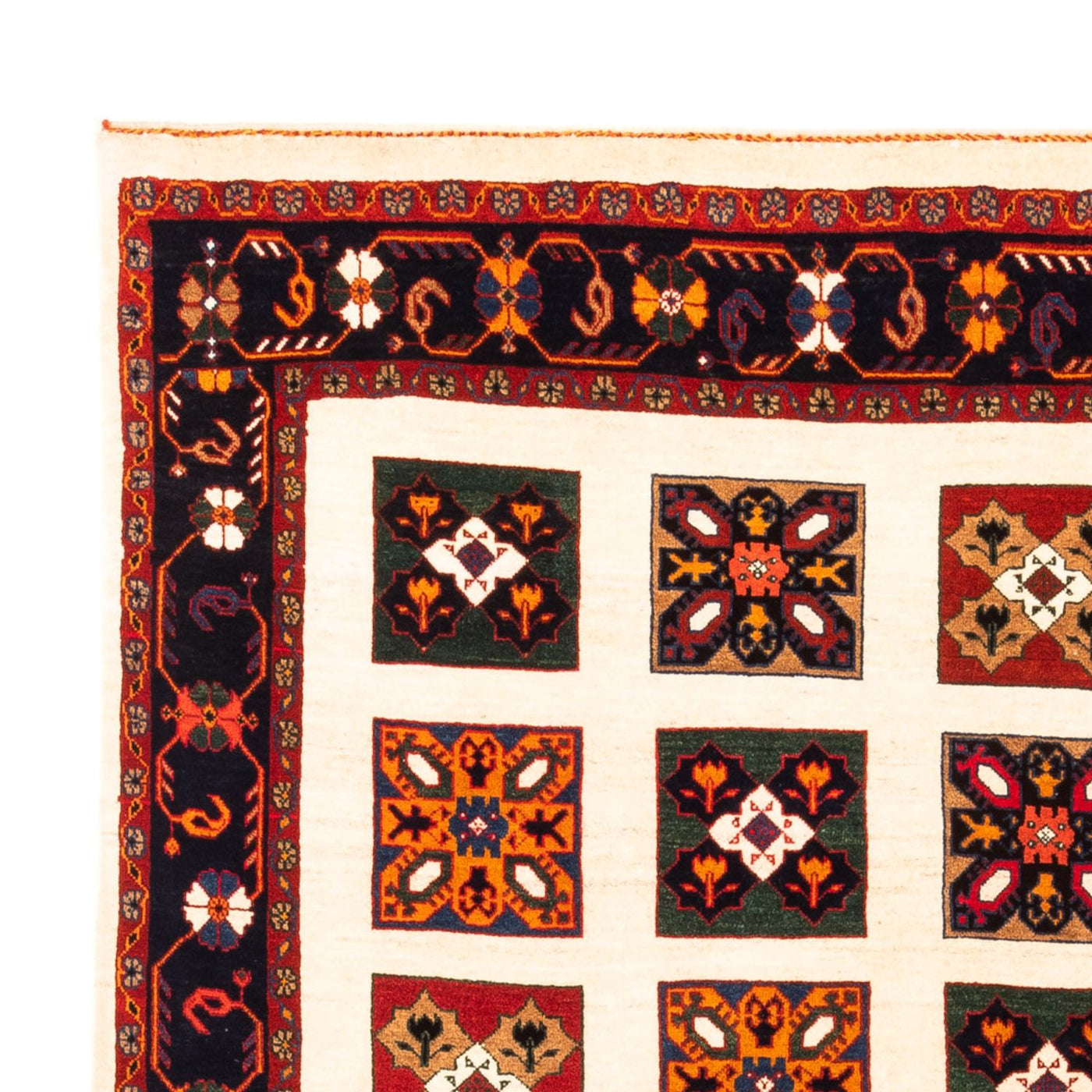 Gabbeh Persisch Teppich 210x150cm - Perserteppich Wollteppich