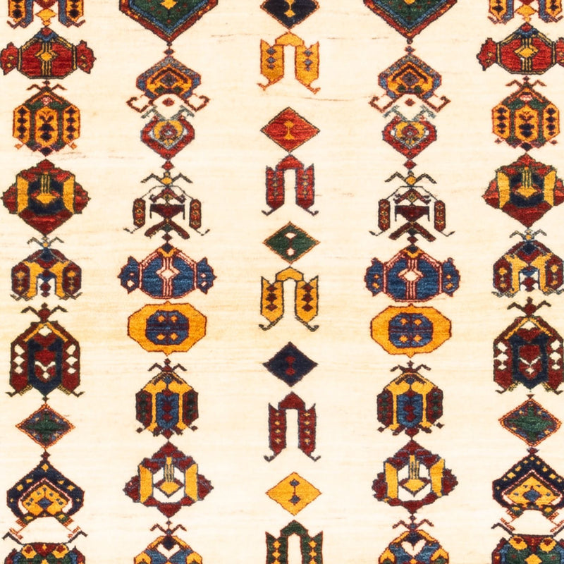 Gabbeh Teppich - Perser - 194 x 145 cm - creme