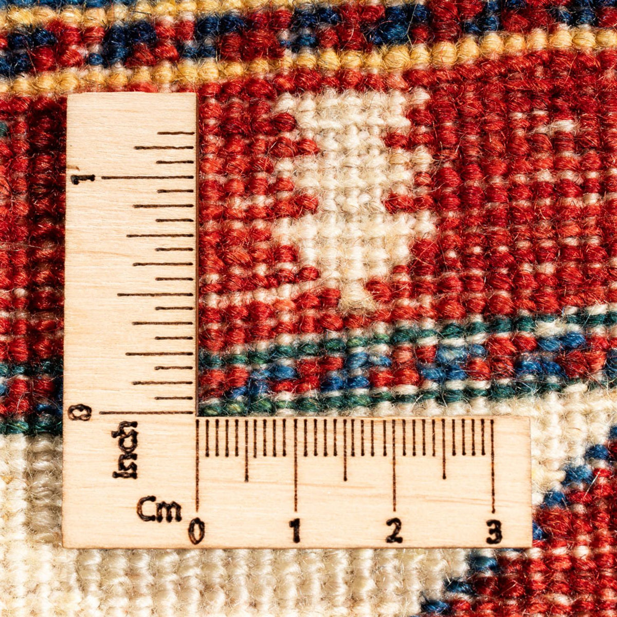 Gabbeh Teppich - Perser - 194 x 145 cm - creme