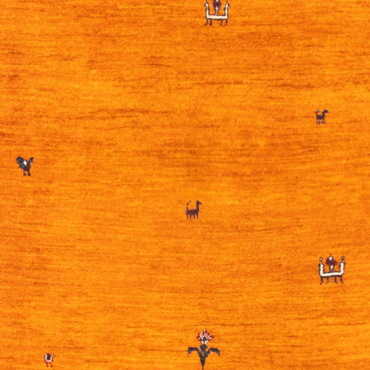 Gabbeh Teppich - Perser - 165 x 107 cm - gold