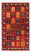Gabbeh Teppich - Perser - 196 x 118 cm - mehrfarbig
