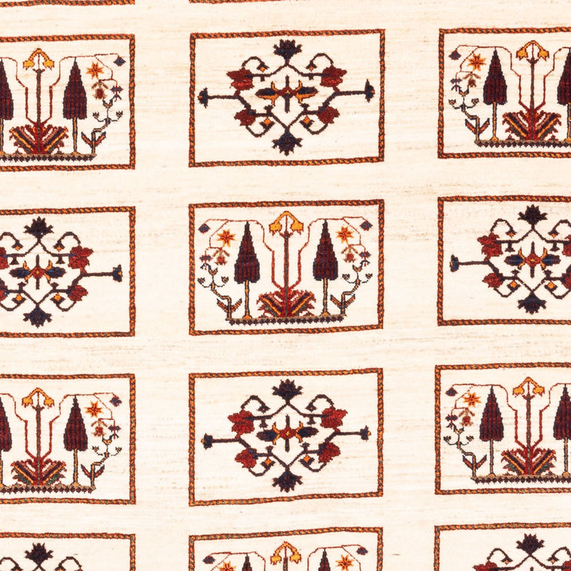 Gabbeh Teppich - Perser - 210 x 154 cm - creme