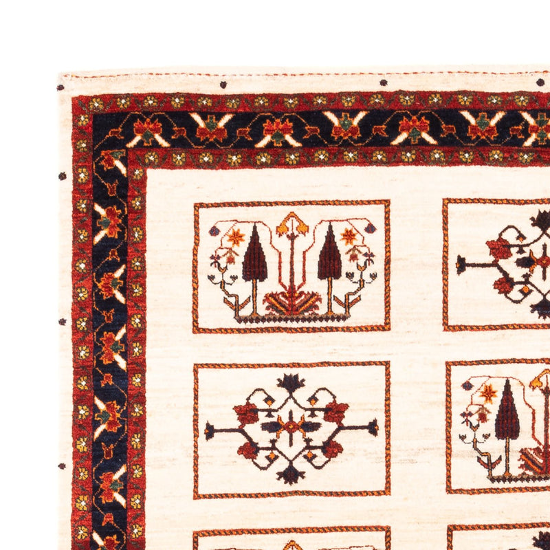 Gabbeh Teppich - Perser - 210 x 154 cm - creme