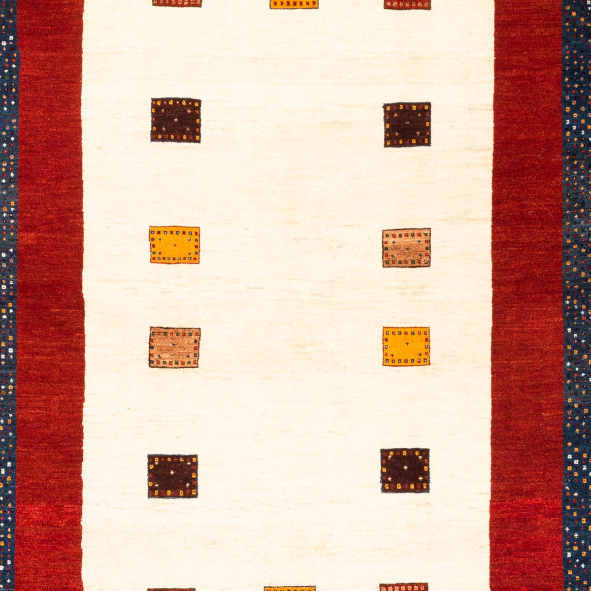 Gabbeh Teppich - Perser - 243 x 174 cm - creme