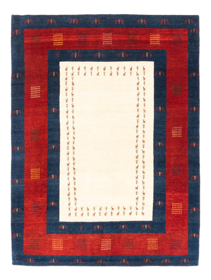 Gabbeh Teppich - Perser - 202 x 155 cm - creme