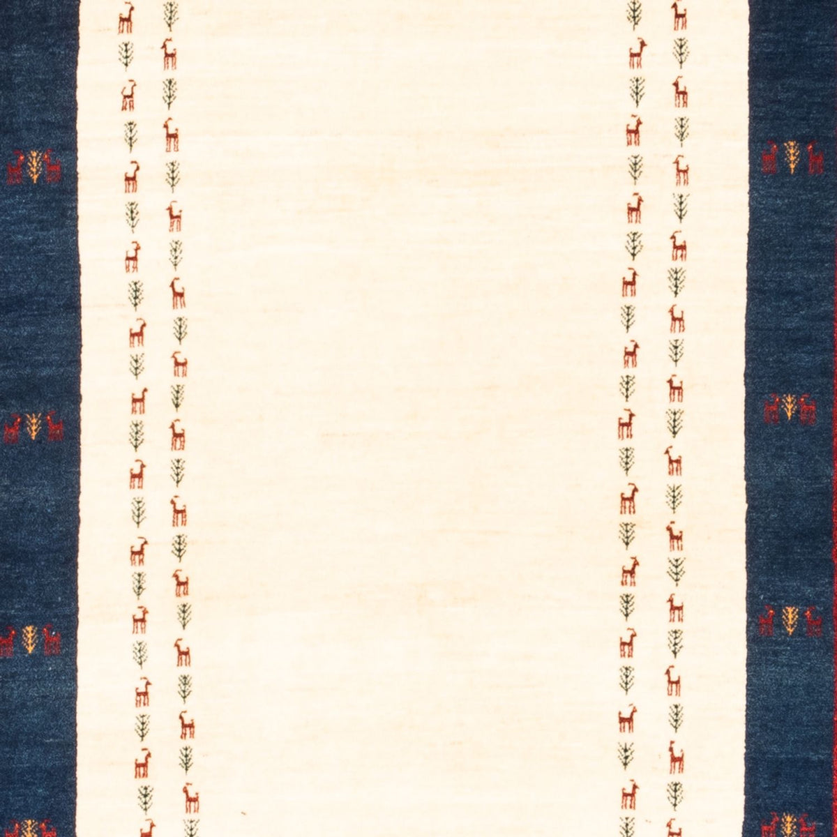 Gabbeh Teppich - Perser - 202 x 155 cm - creme