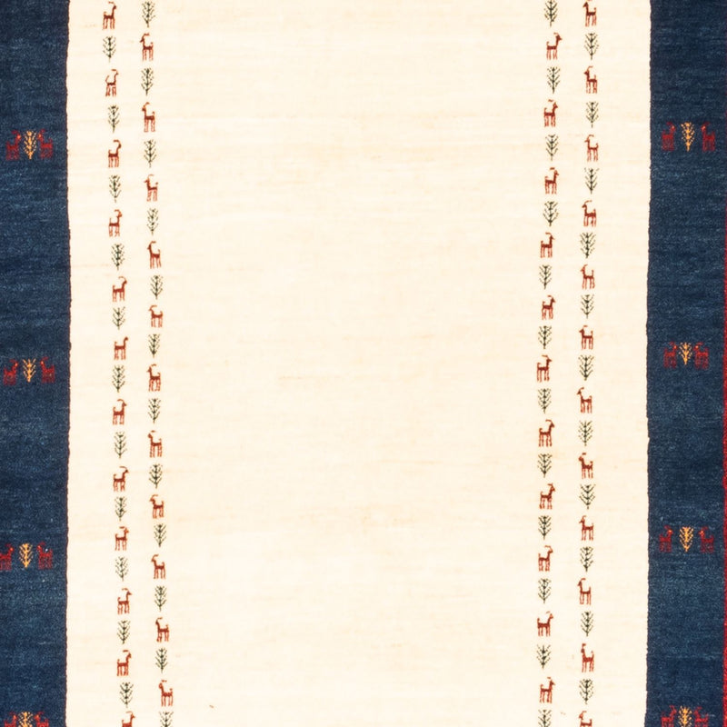 Gabbeh Teppich - Perser - 202 x 155 cm - creme