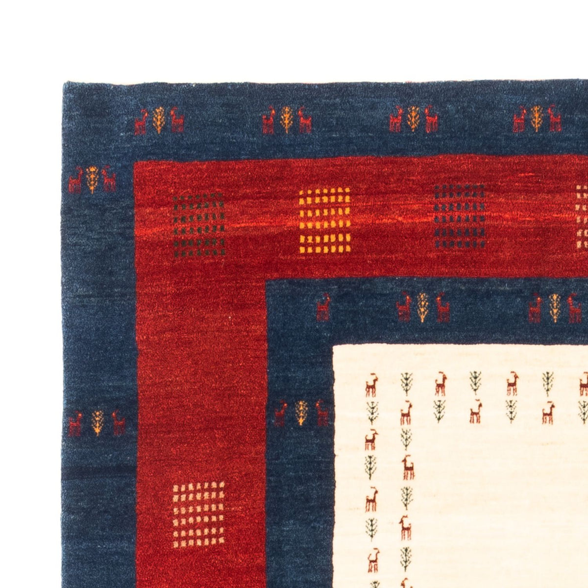 Gabbeh Teppich - Perser - 202 x 155 cm - creme