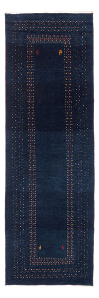 Läufer Gabbeh - Perser - 245 x 83 cm - dunkelblau