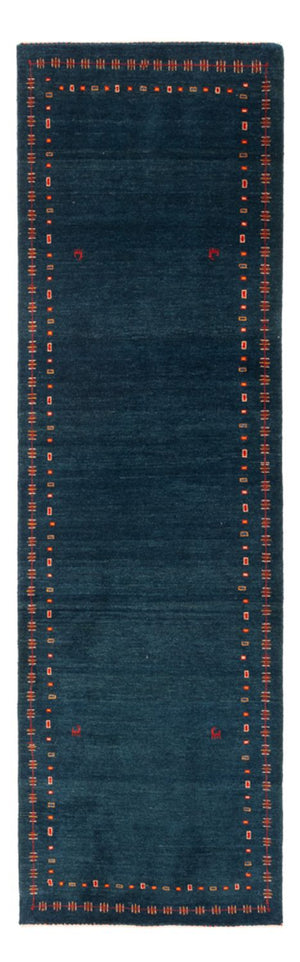 Läufer Gabbeh - Perser - 251 x 80 cm - dunkelblau