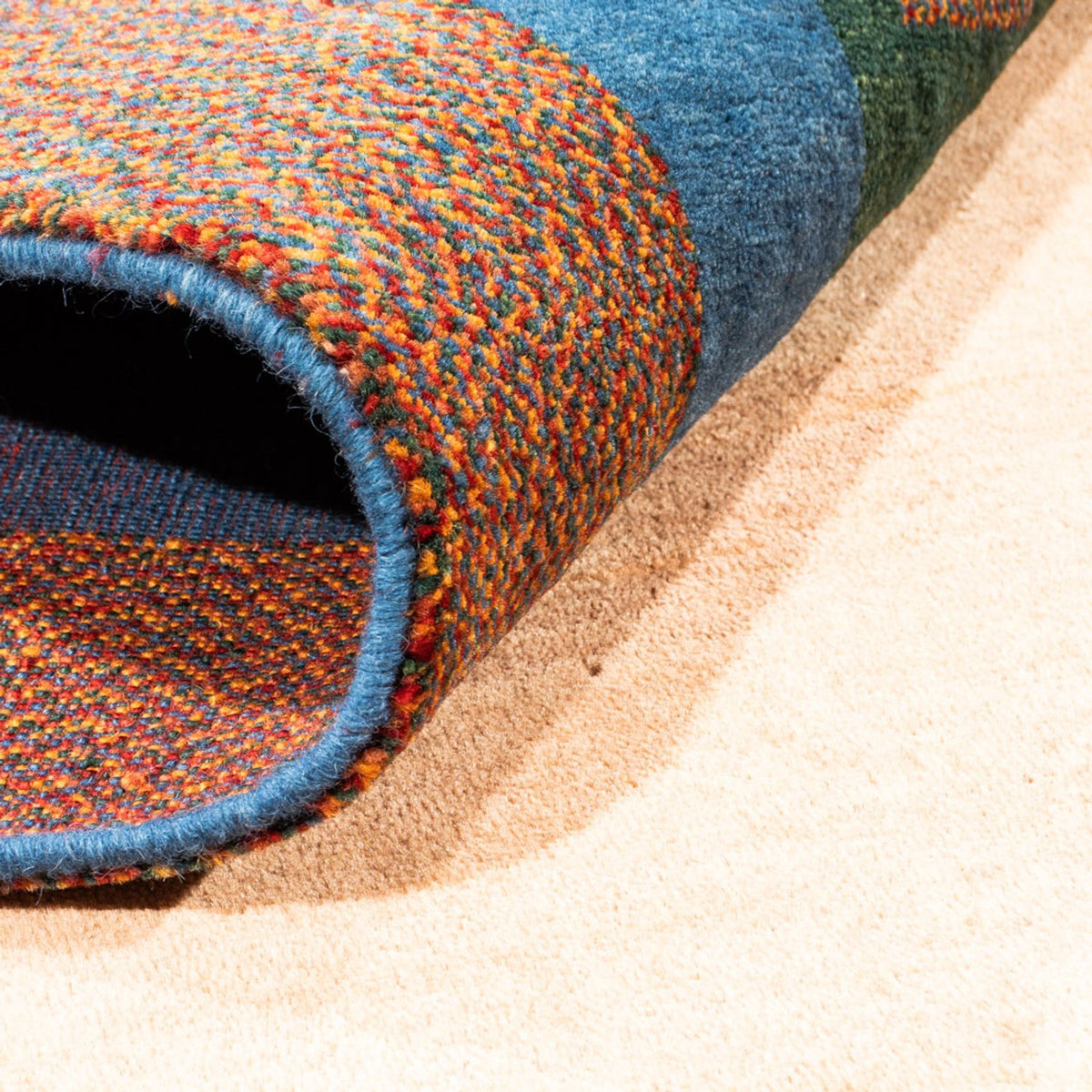 Gabbeh Teppich - Perser - 204 x 152 cm - creme