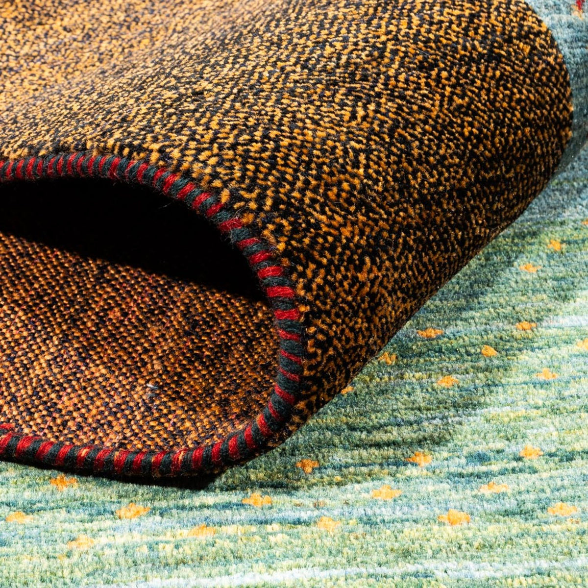 Gabbeh Teppich - Perser - 236 x 172 cm - grün