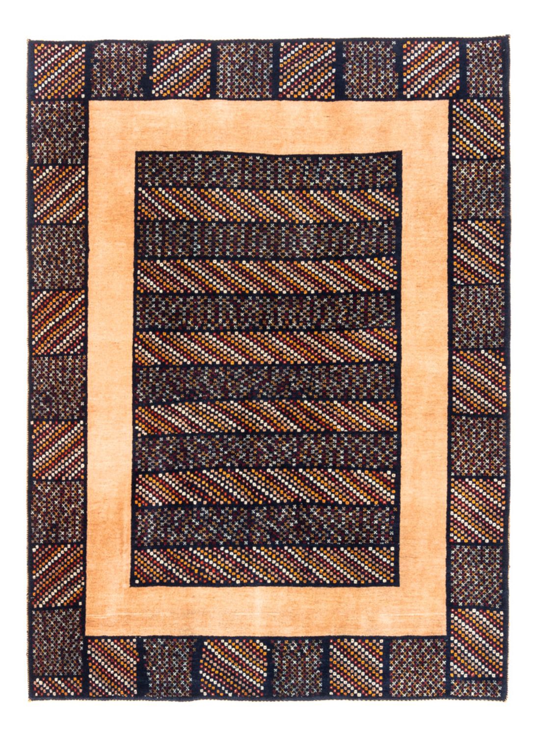 Gabbeh Teppich - Perser - 200 x 156 cm - mehrfarbig