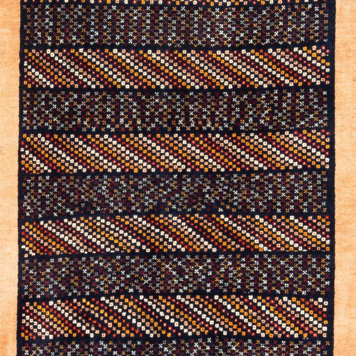 Gabbeh Teppich - Perser - 200 x 156 cm - mehrfarbig