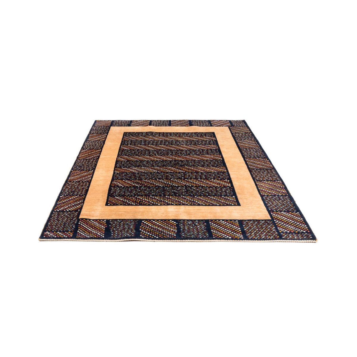 Gabbeh Teppich - Perser - 200 x 156 cm - mehrfarbig