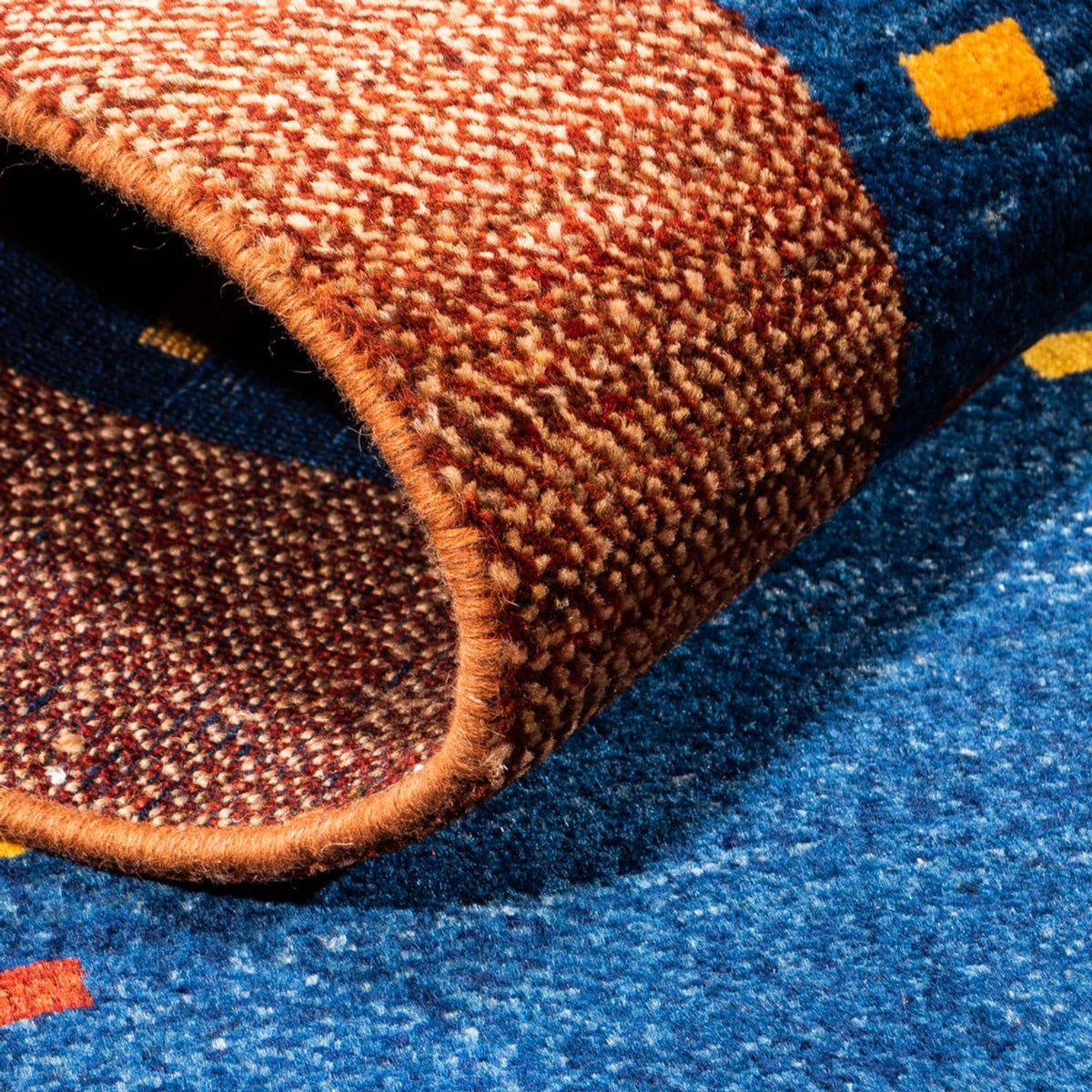 Läufer Gabbeh - Perser - 194 x 77 cm - dunkelblau