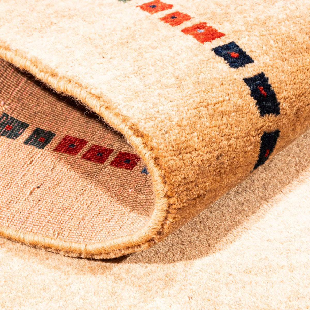 Läufer Gabbeh - Perser - 196 x 82 cm - beige