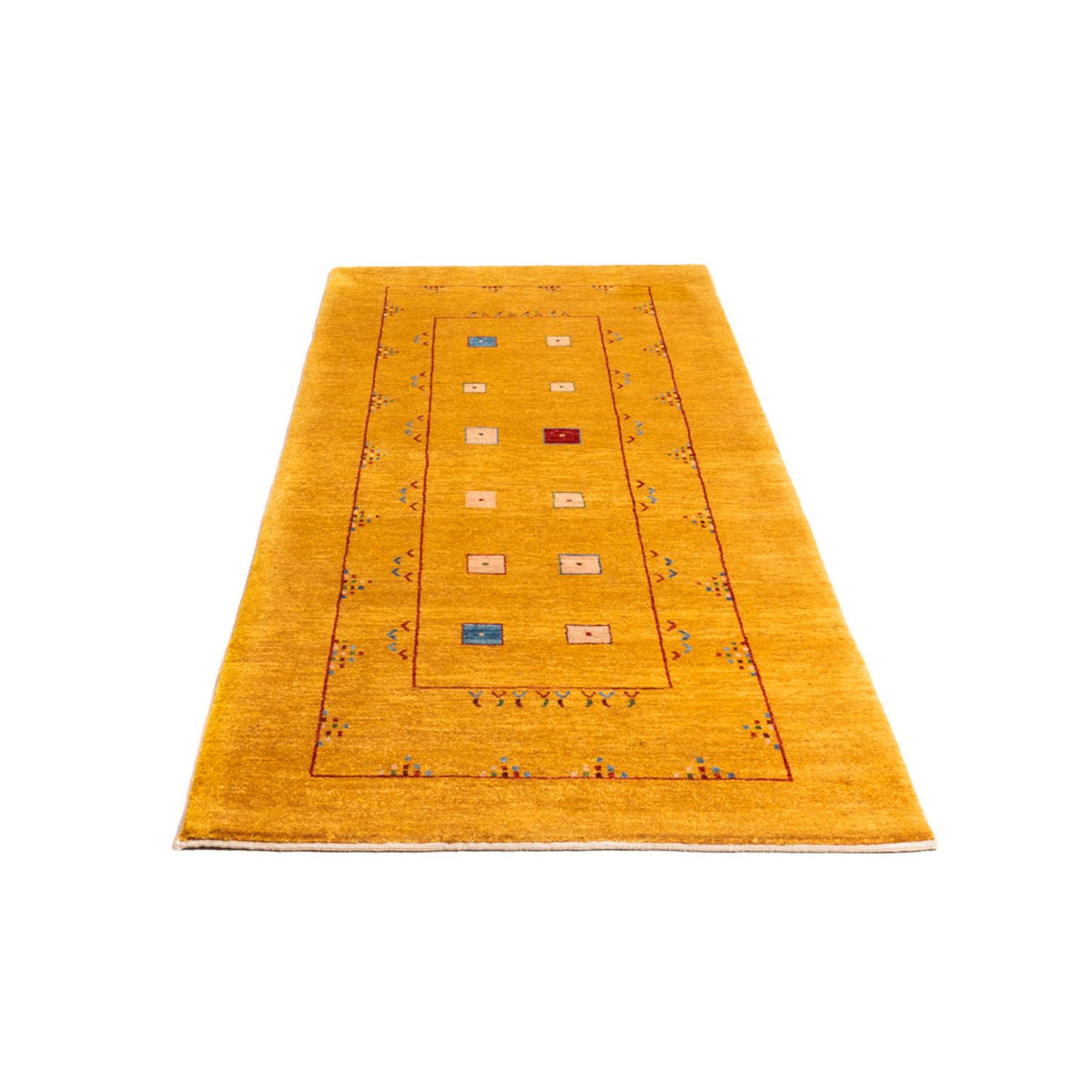 Läufer Gabbeh - Perser - 204 x 84 cm - gold