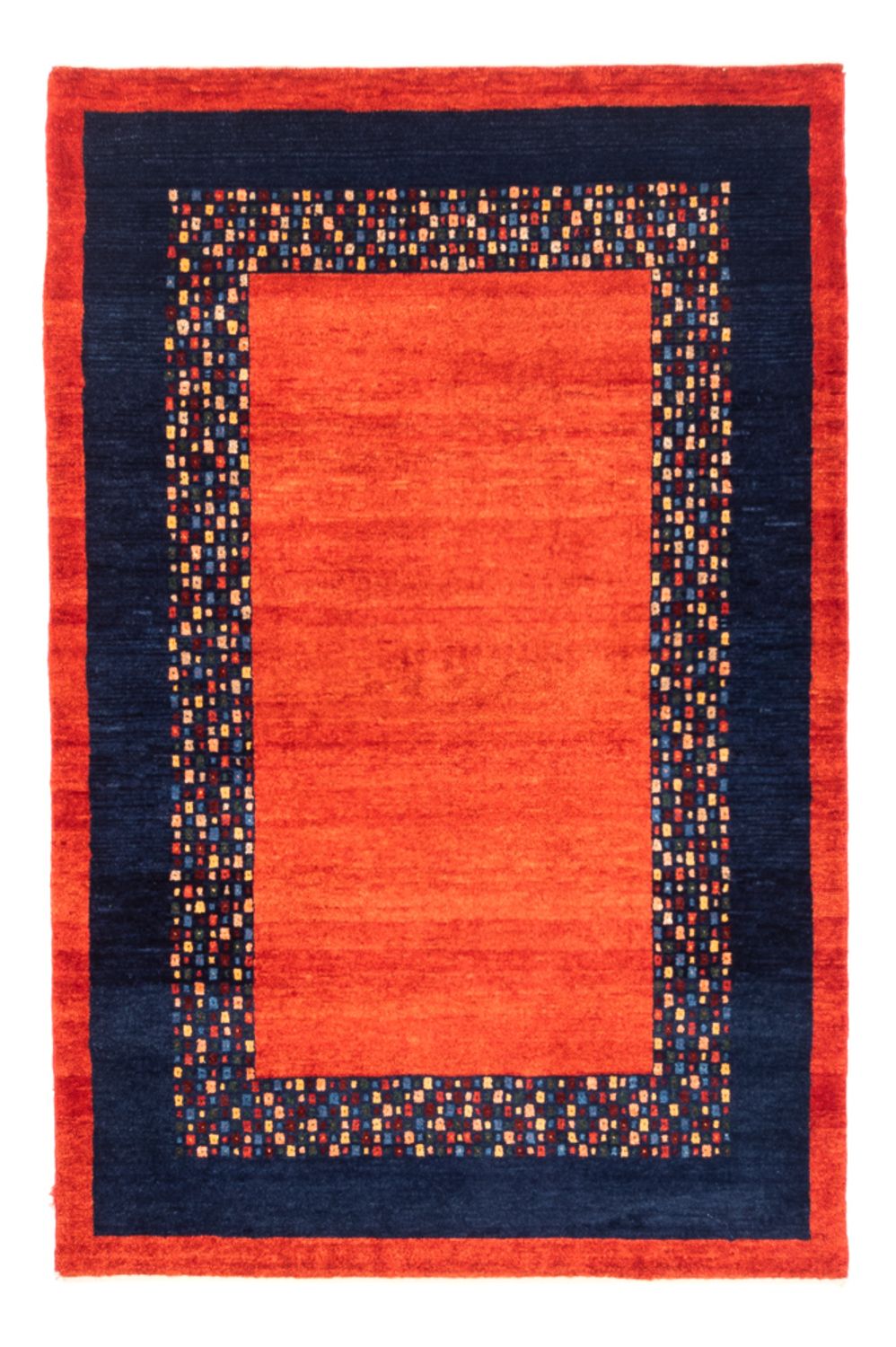 Gabbeh Teppich - Perser - 152 x 101 cm - rot