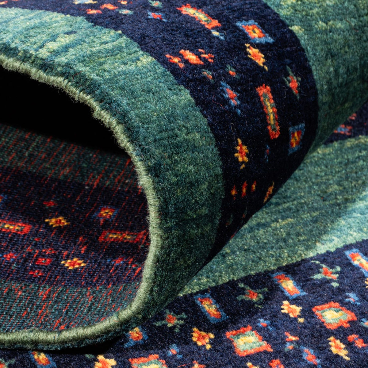 Gabbeh Teppich - Perser - 127 x 82 cm - mehrfarbig