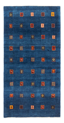 Gabbeh Teppich - Perser - 149 x 80 cm - blau