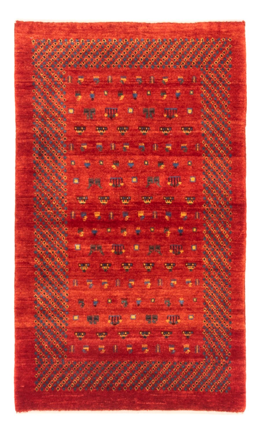 Gabbeh Teppich - Perser - 130 x 79 cm - rot