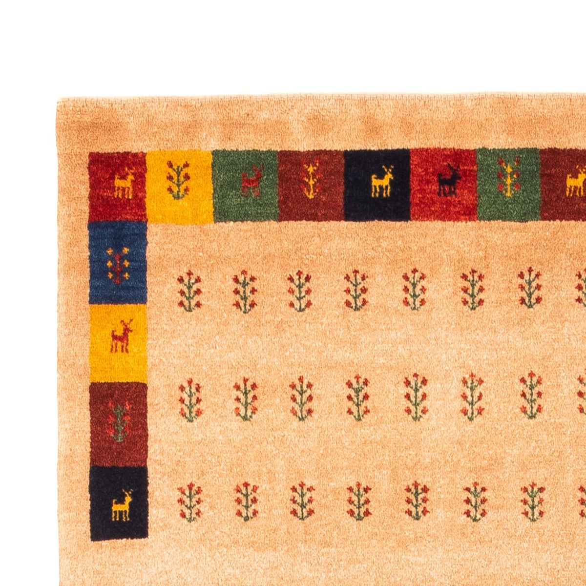 Gabbeh Teppich - Perser - 155 x 107 cm - beige