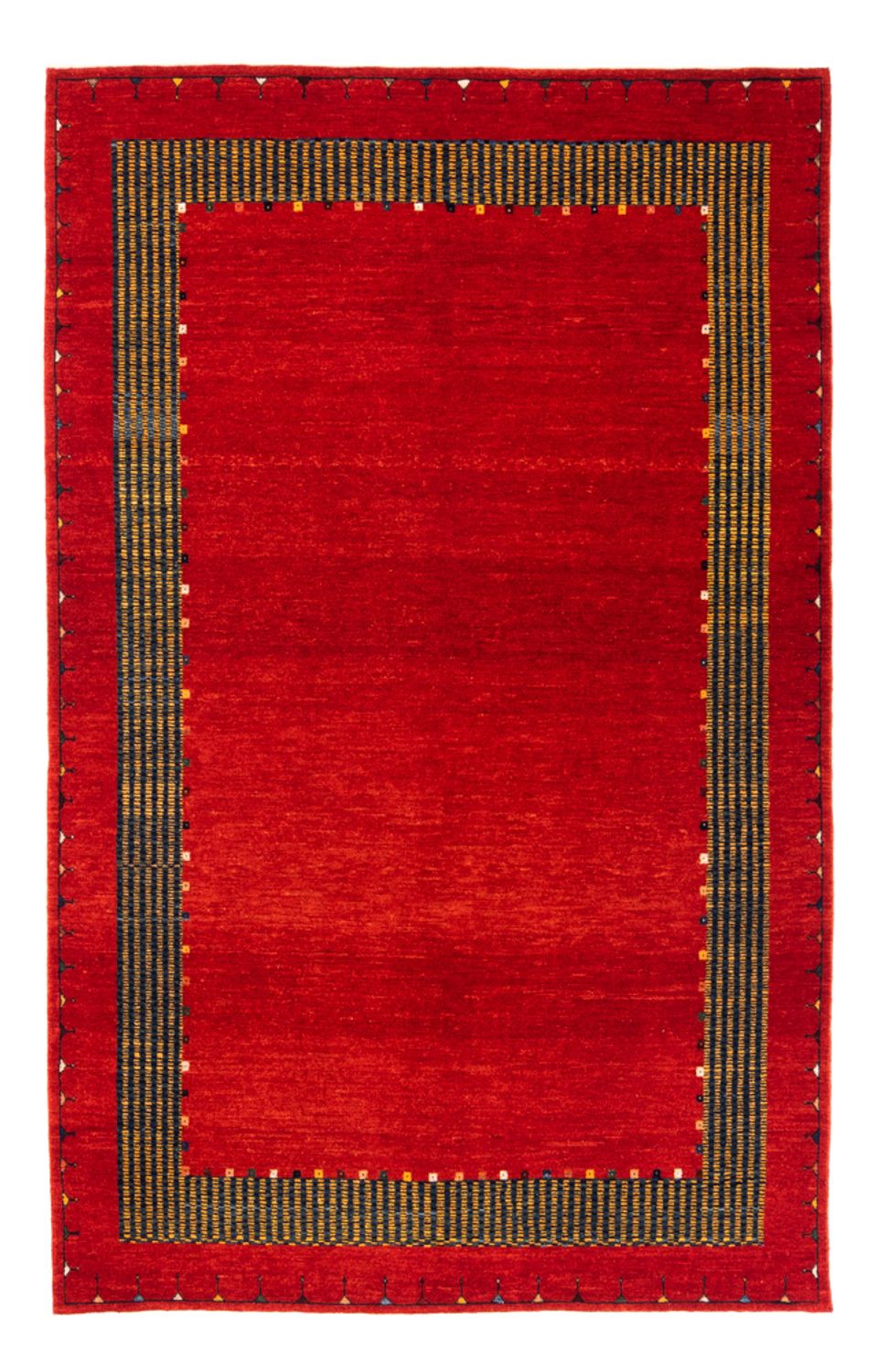 Gabbeh Teppich - Perser - 185 x 122 cm - rot
