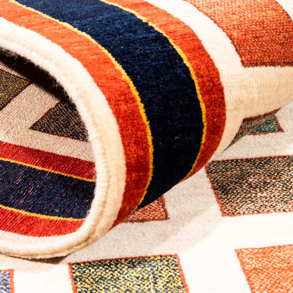 Gabbeh Teppich - Perser - 204 x 133 cm - creme