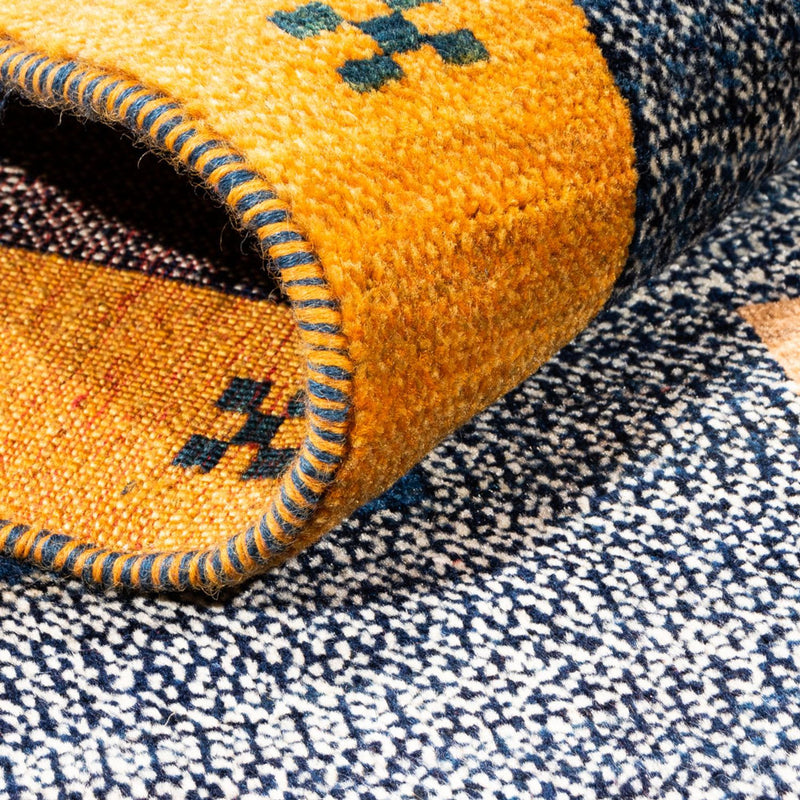 Gabbeh Teppich - Perser - 190 x 122 cm - hellblau