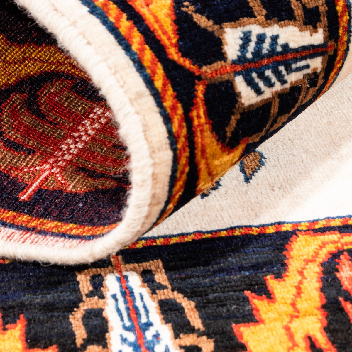 Gabbeh Teppich - Perser - 126 x 86 cm - creme