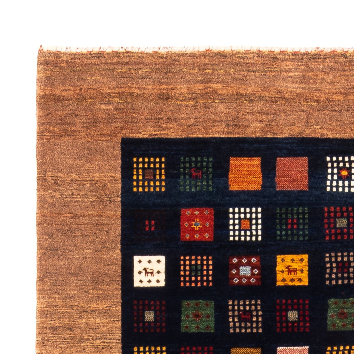 Gabbeh Teppich - Perser - 200 x 150 cm - dunkelblau