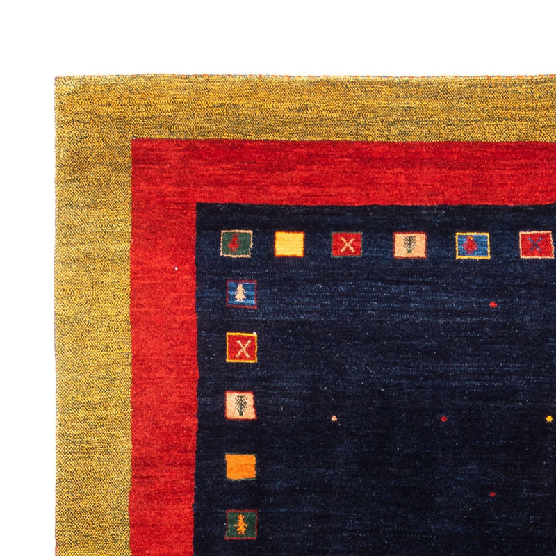 Gabbeh Teppich - Perser - 216 x 158 cm - dunkelblau