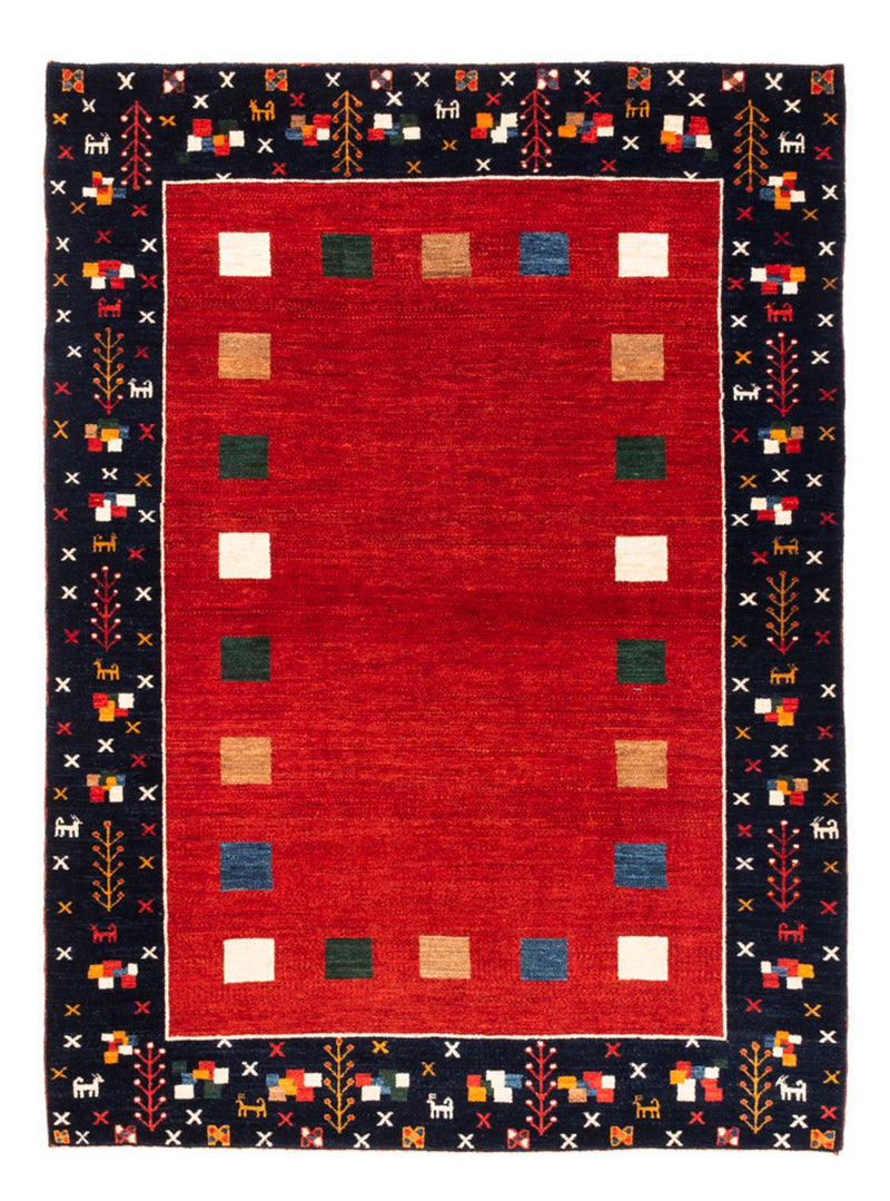Gabbeh Teppich - Perser - 172 x 126 cm - rot