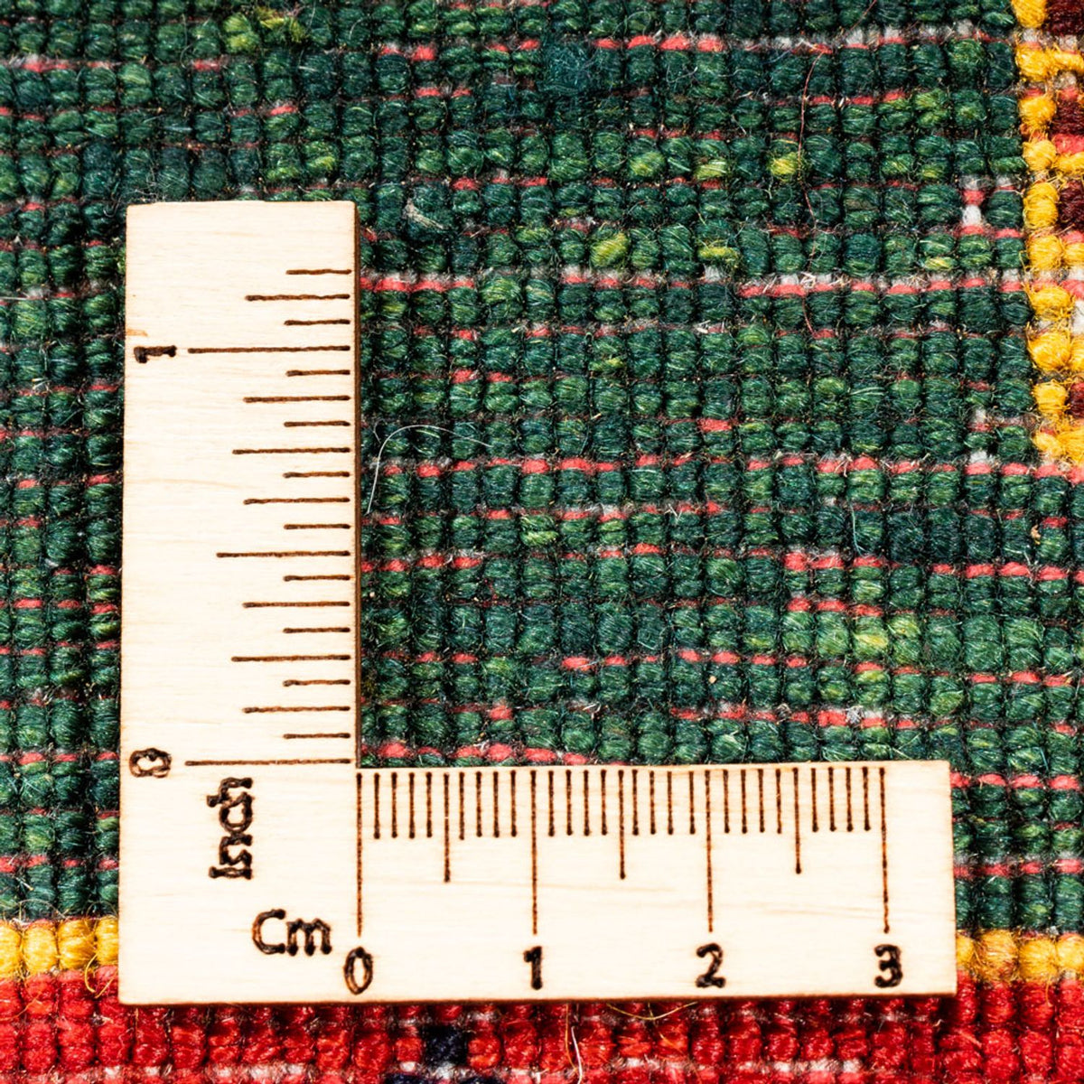 Gabbeh Teppich - Perser - 195 x 150 cm - grün