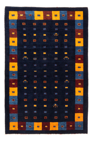Gabbeh Teppich - Perser - 152 x 102 cm - dunkelblau