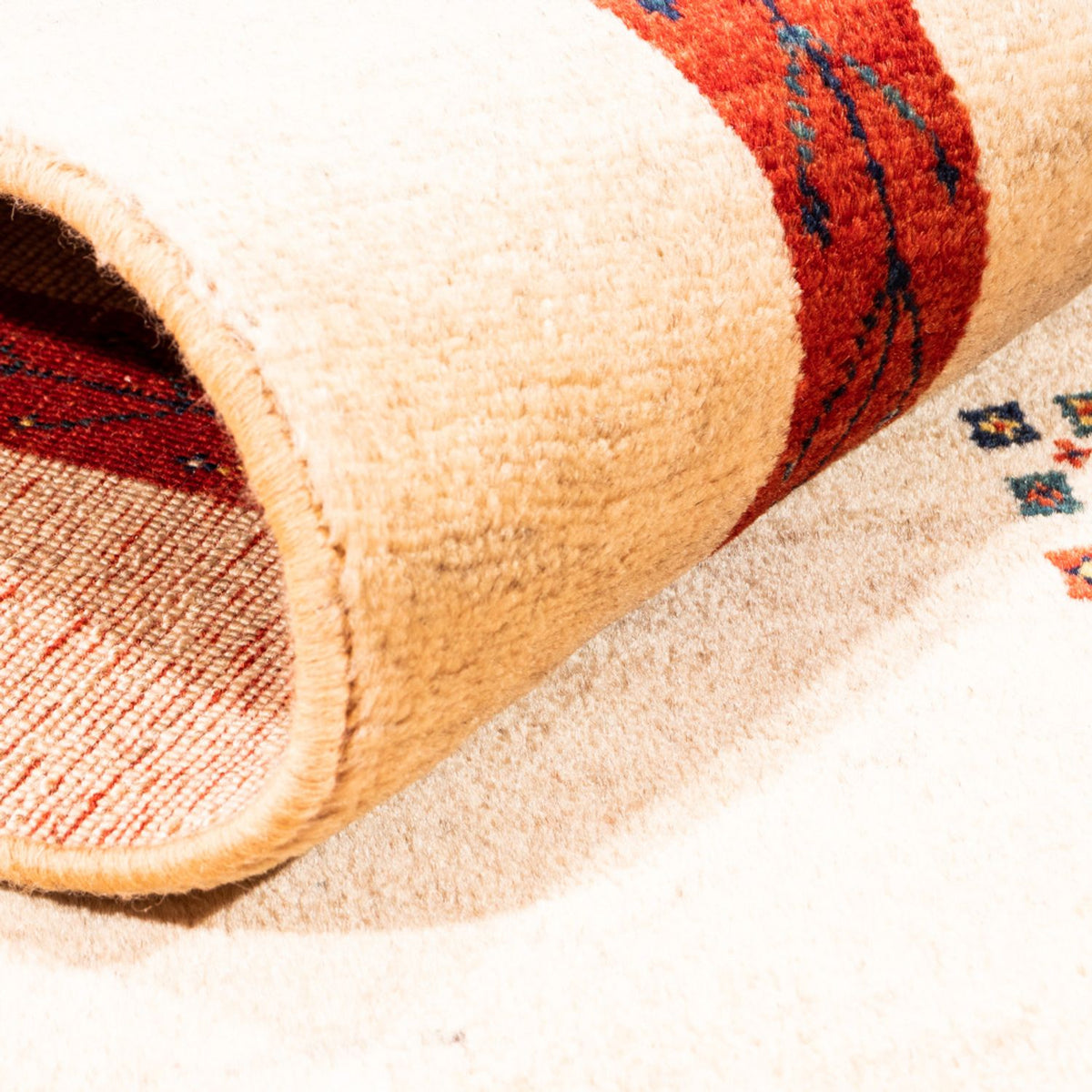 Gabbeh Teppich - Perser - 159 x 85 cm - creme