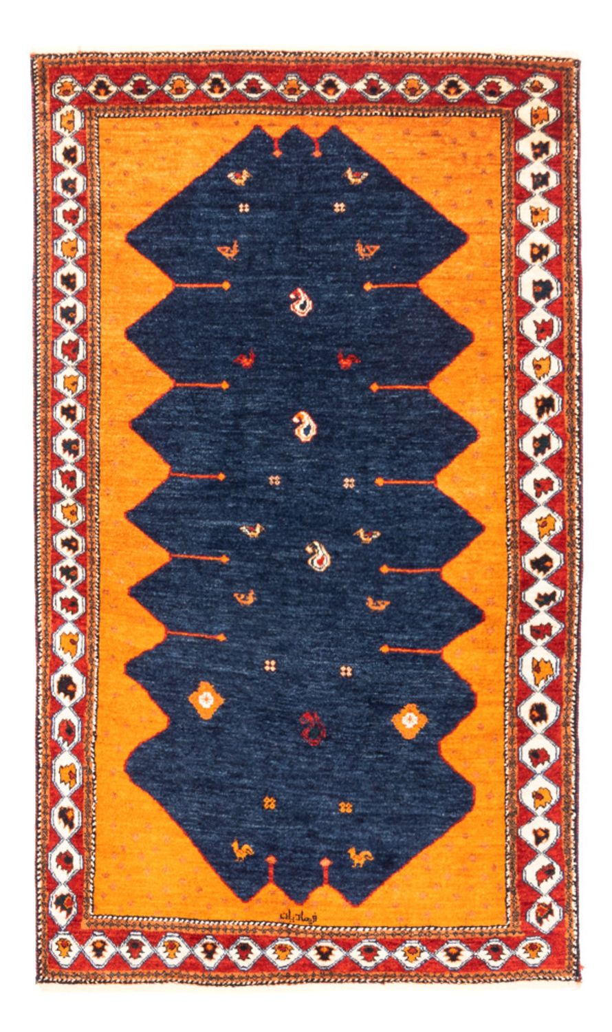 Gabbeh Teppich - Perser - 164 x 103 cm - dunkelblau