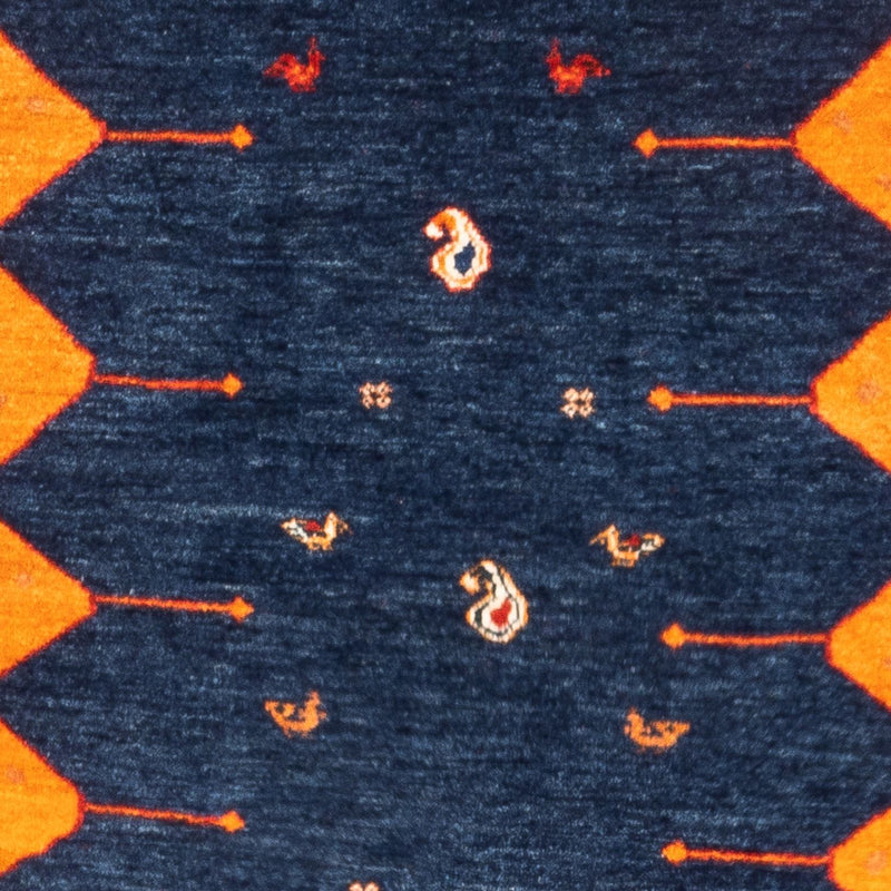 Gabbeh Teppich - Perser - 164 x 103 cm - dunkelblau