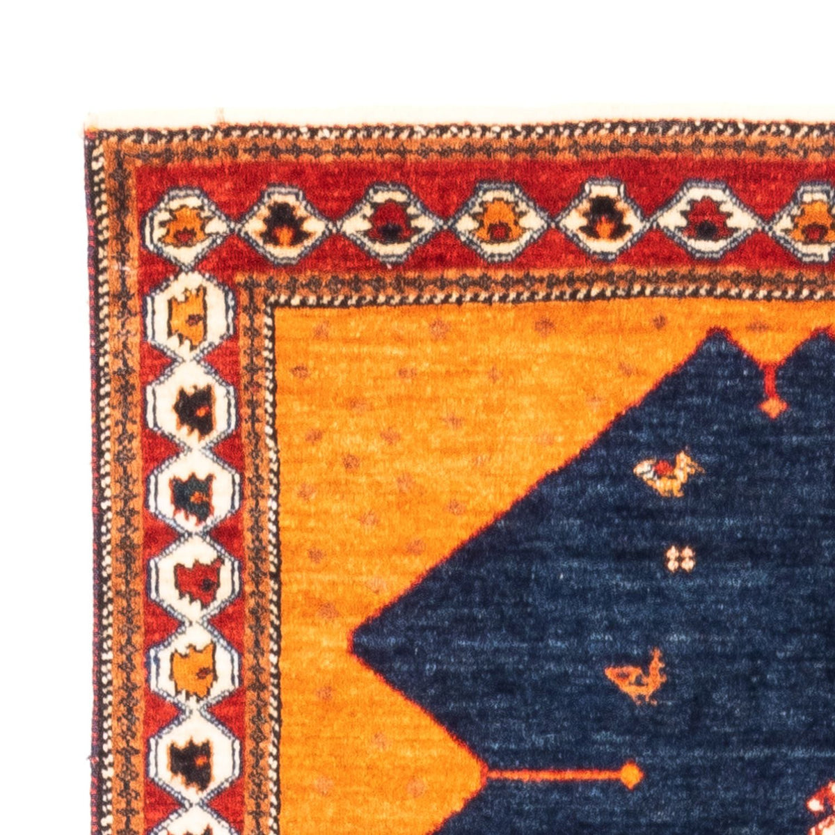 Gabbeh Teppich - Perser - 164 x 103 cm - dunkelblau