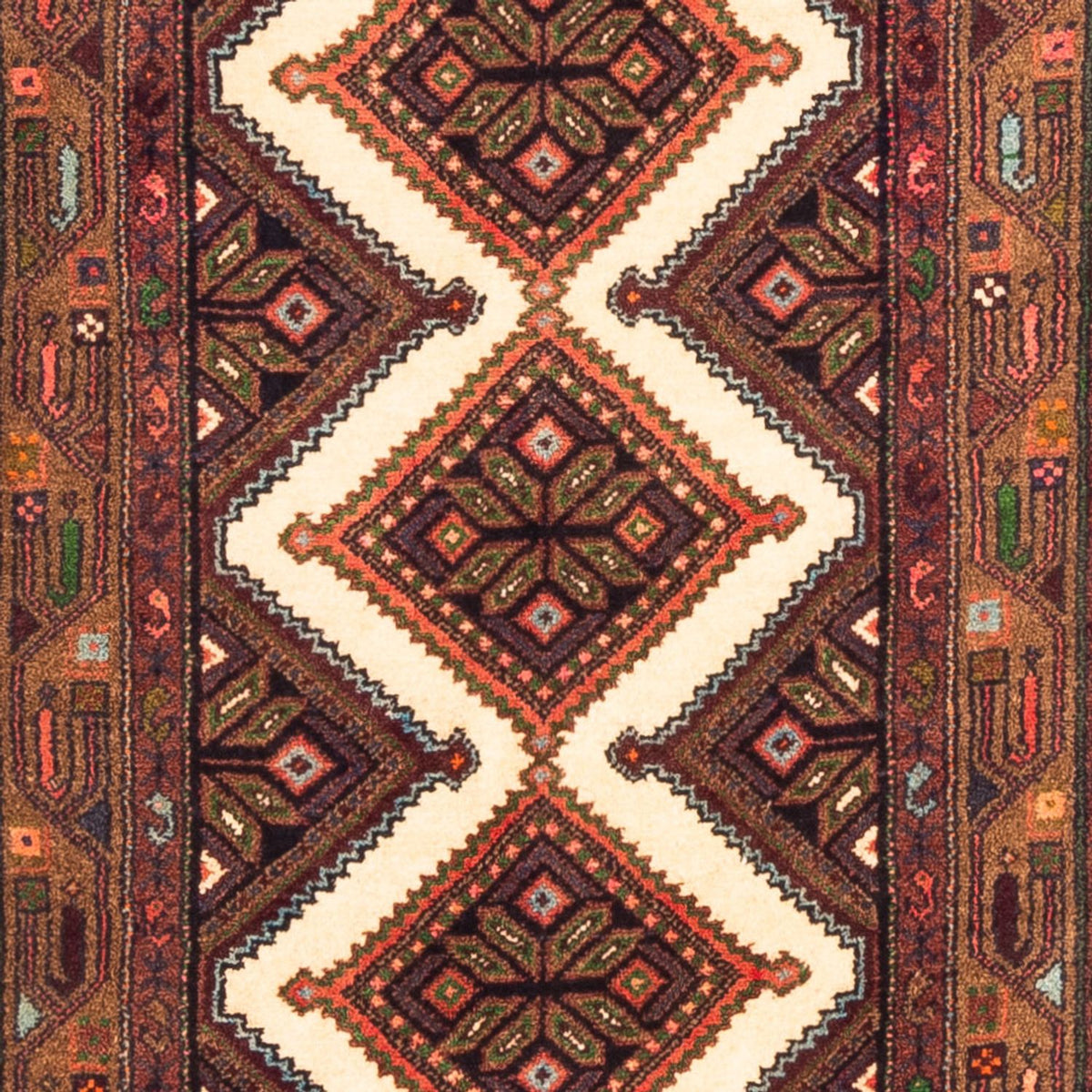 Läufer Perser - Nomadic - 307 x 82 cm - creme