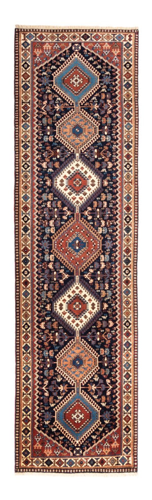 Biegacz Perski dywan - Nomadyczny - 290 x 80 cm - ciemnoniebieski