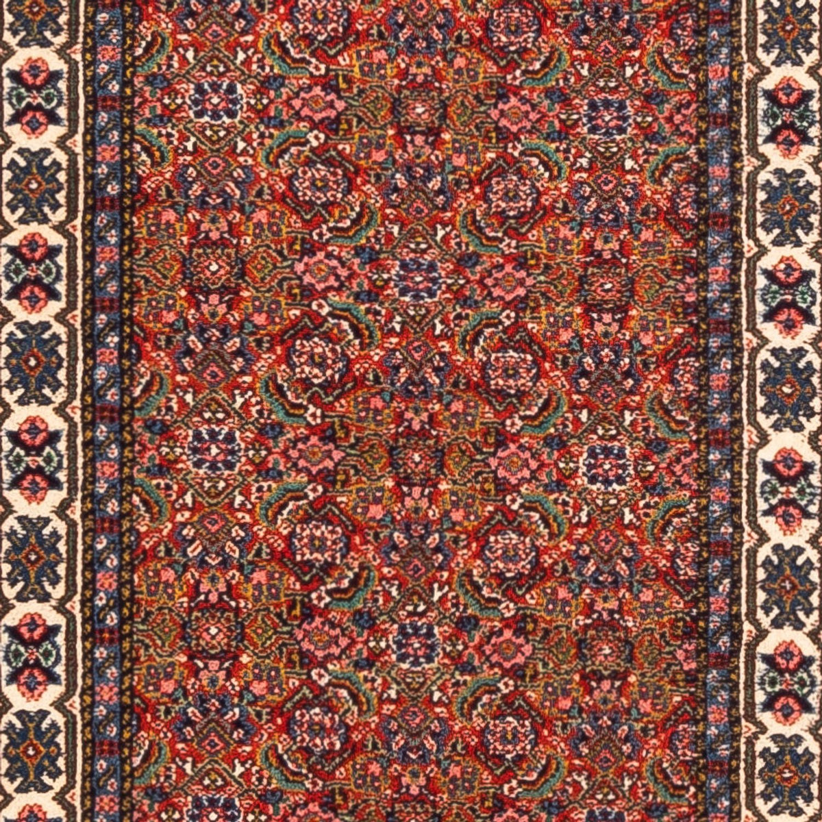 Biegacz Dywan perski - Tabriz - 330 x 70 cm - czerwony