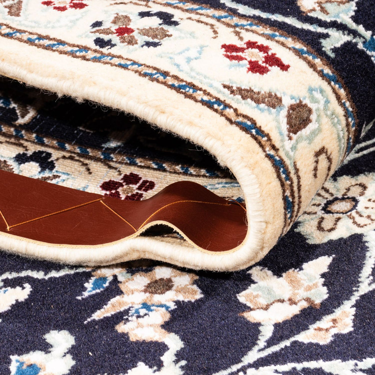 Läufer Perser - Nain - 281 x 72 cm - dunkelblau