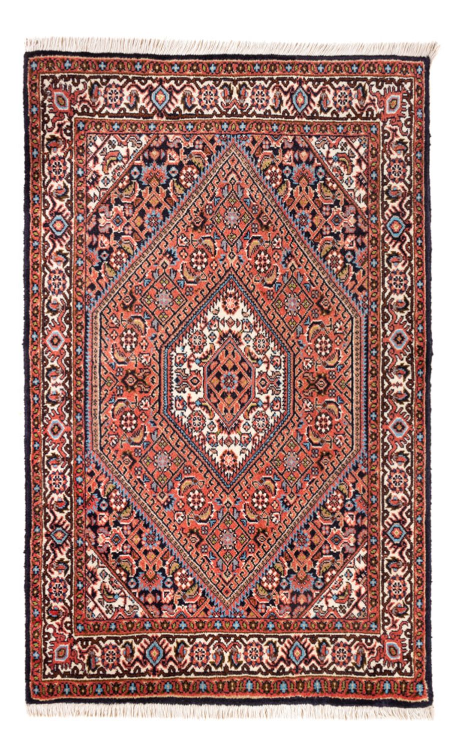 Perski dywan - Bijar - Royal - 105 x 70 cm - czerwony